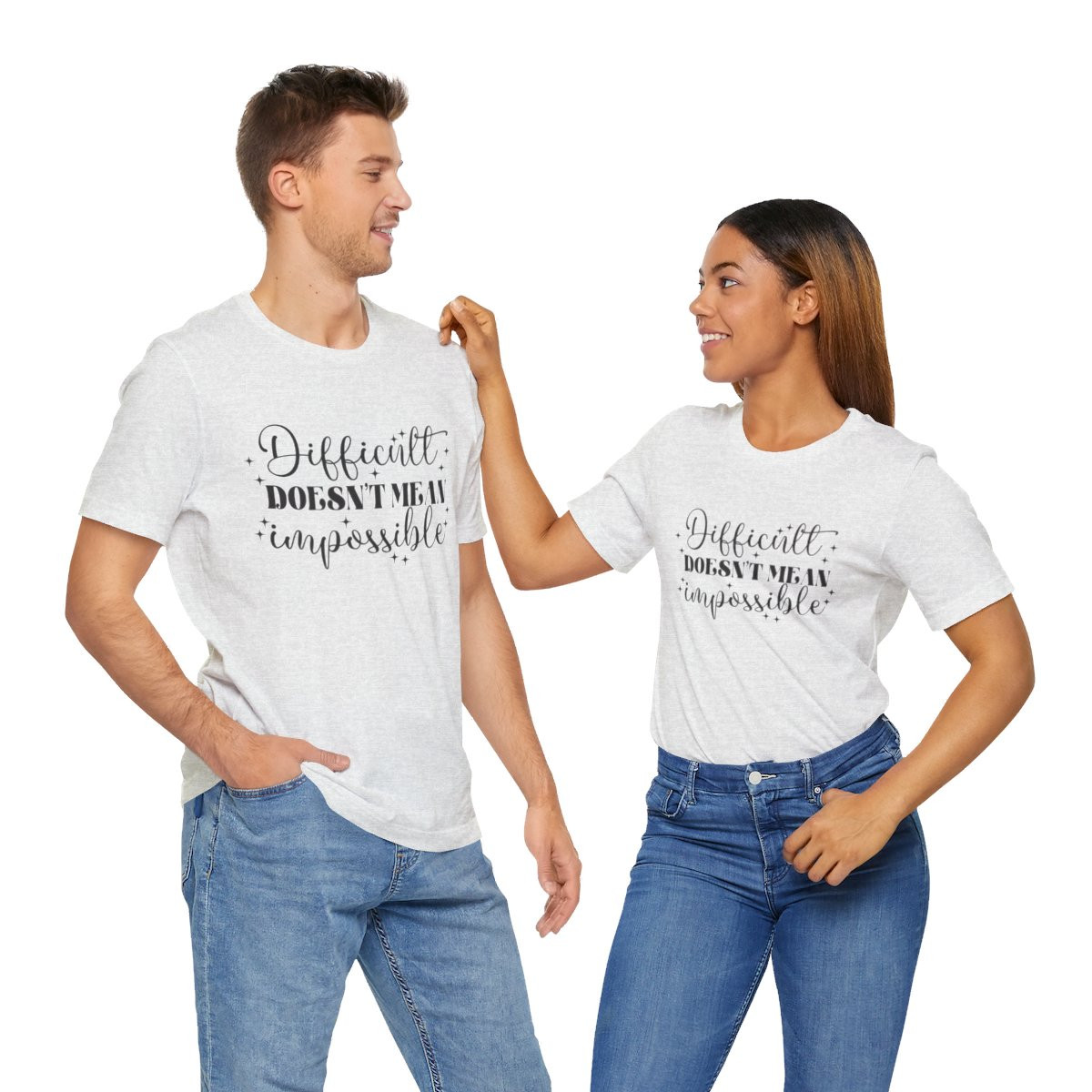 Unisex Jersey Short Sleeve Tee, Soft Comfortable Airlume Cotton T-Shirt, Classic Crew Neck Bella Canvas Short Sleeve Tshirt