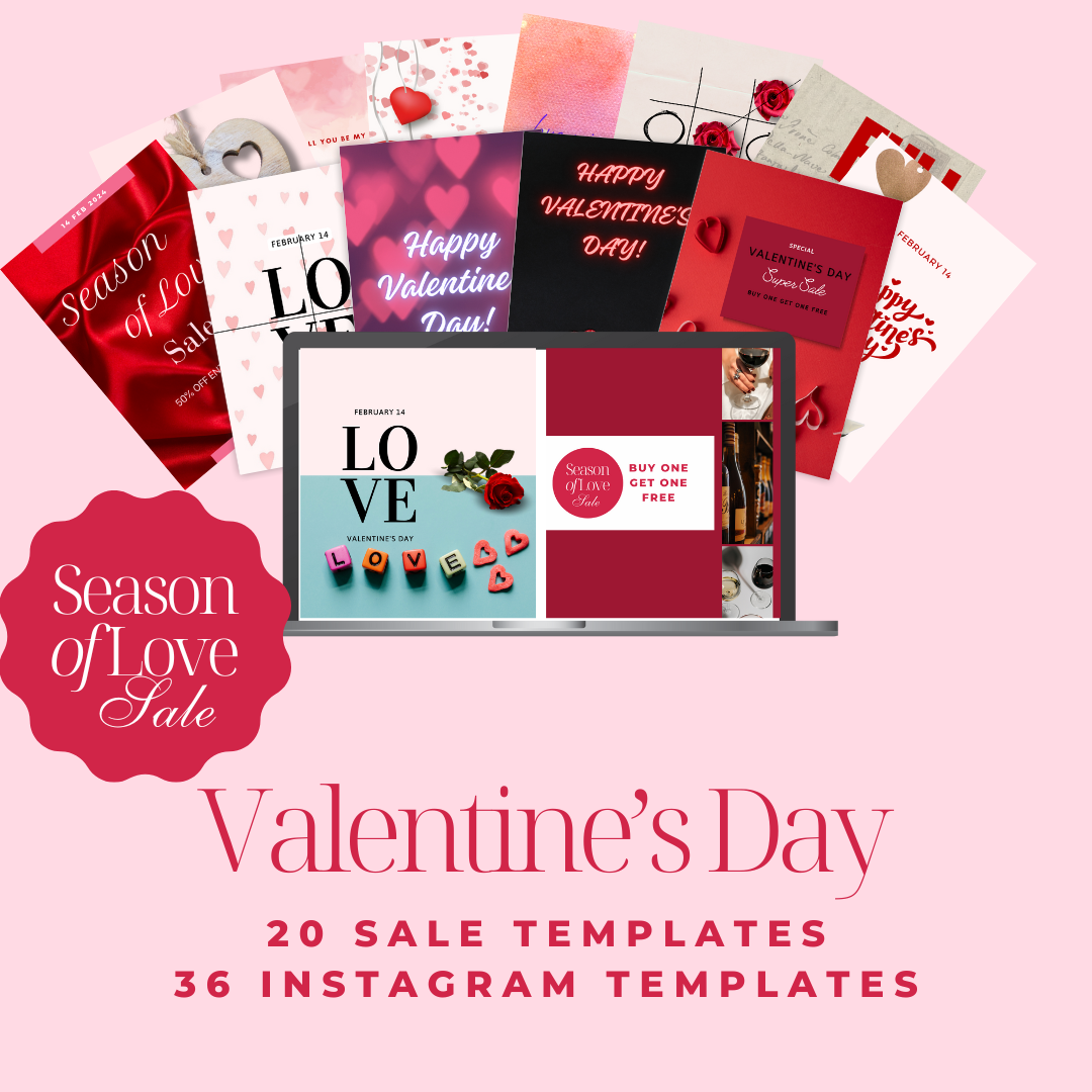 Valentine's Day Sale & SNS Posting Templates