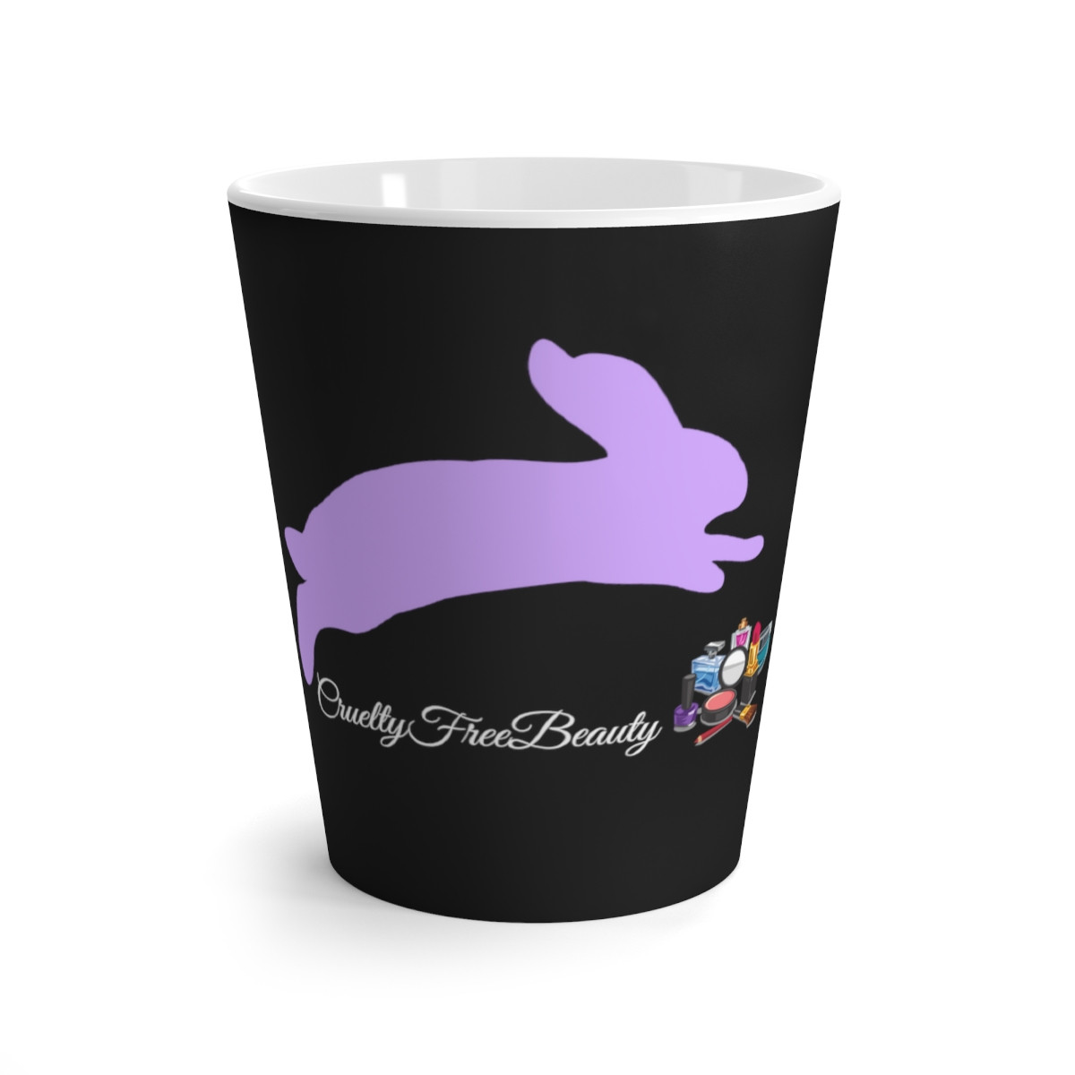 Cruelty Free Beauty Latte Mug/Black