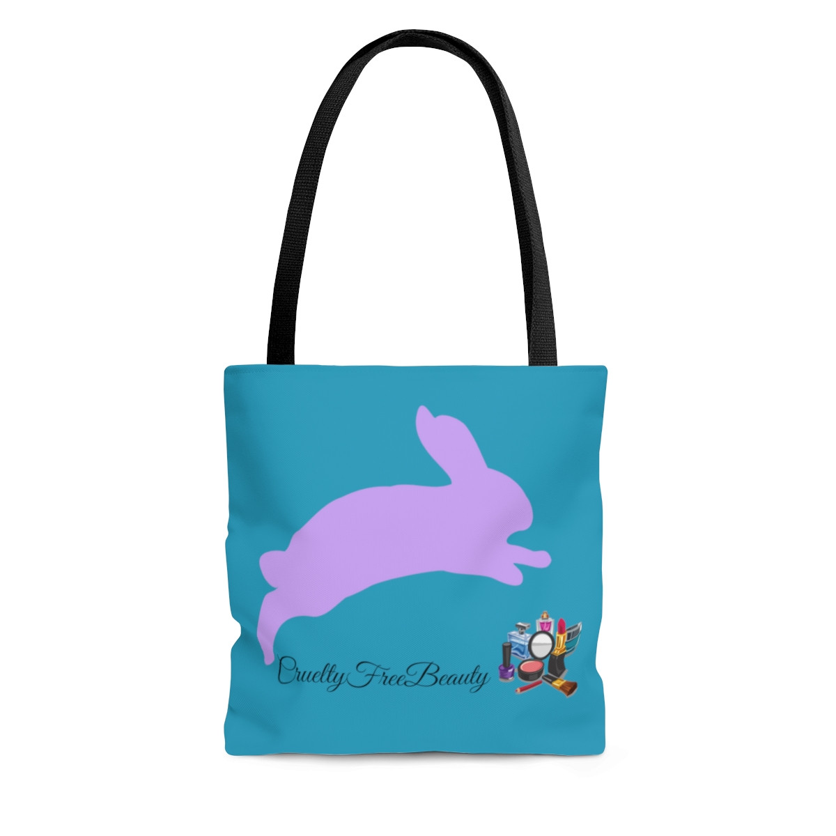 Cruelty Free Beauty Tote Turquoise