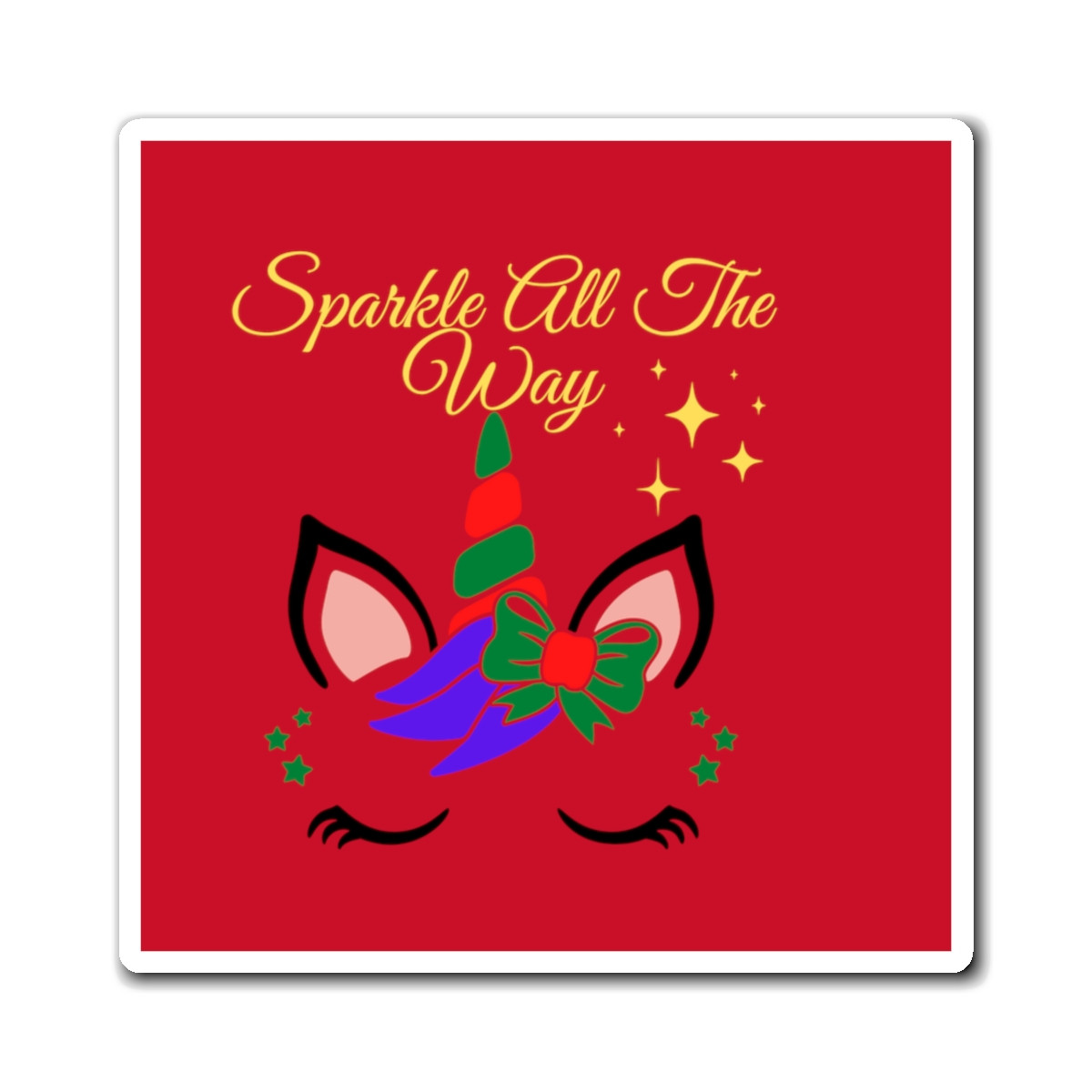 Sparkle All The Way Magent/Holiday Red