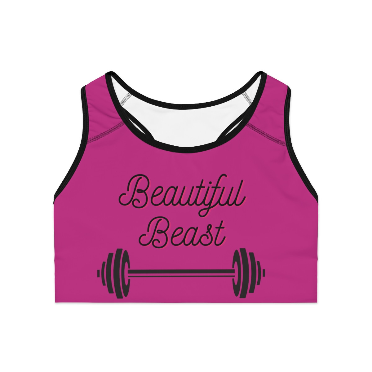Beautiful Beast Sports Bra Pink