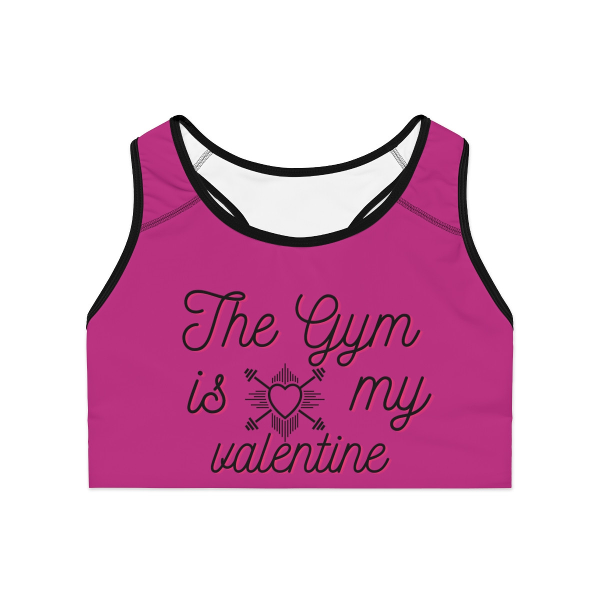 Valentine Sports Bra Pink