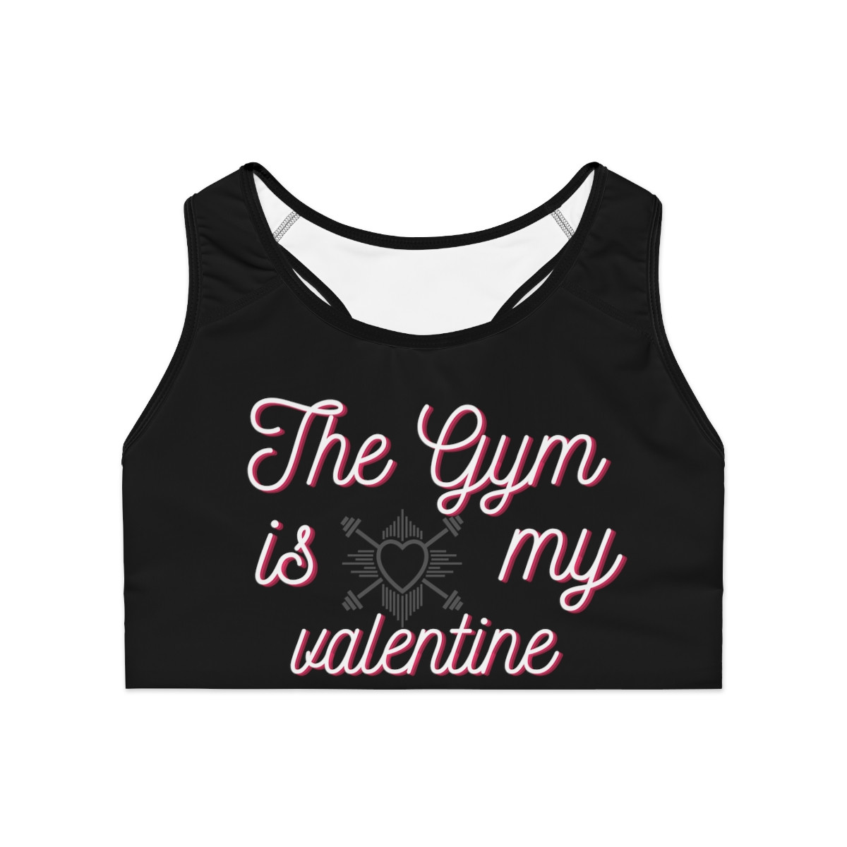 Valentine Sports Bra Black
