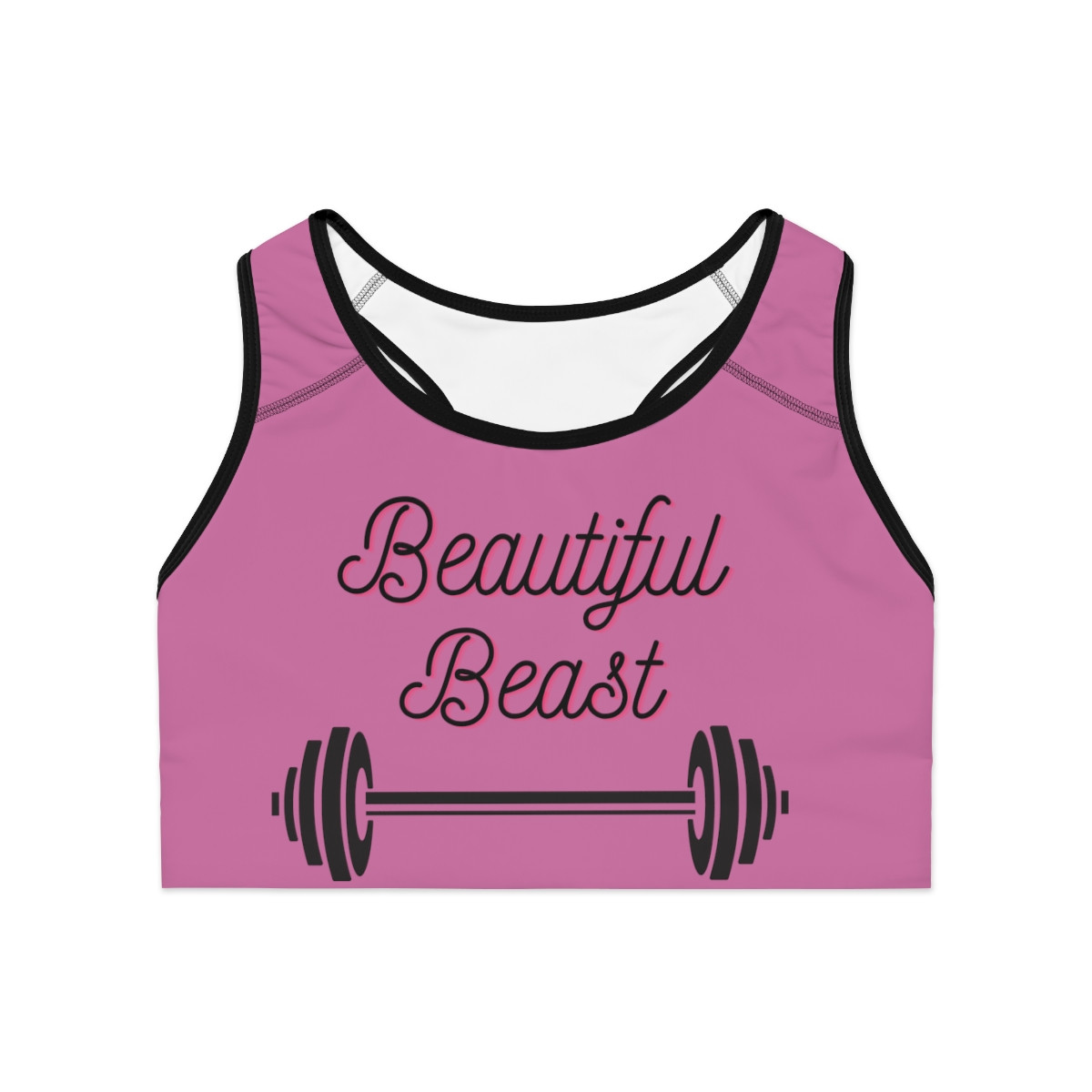 Beautiful Beast Sports Bra Light Pink