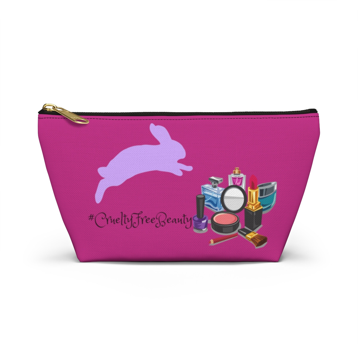 Cruelty Free beauty essentials bag Pink