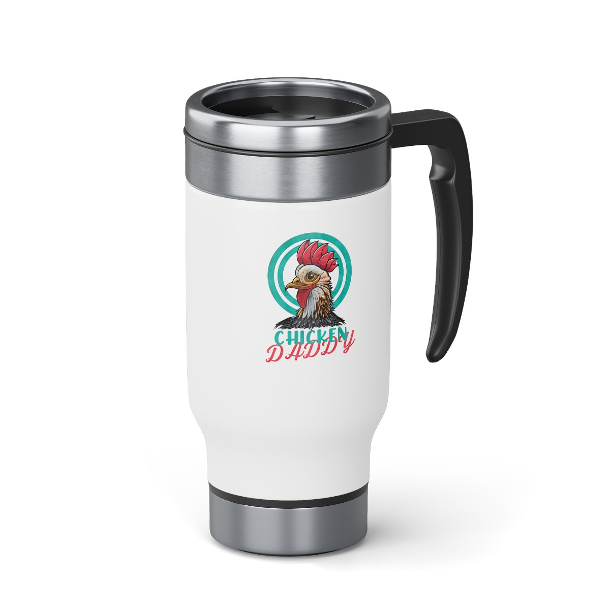 Chicken Daddy Graphics - 14 0z. Stainless Steel Travel Mug