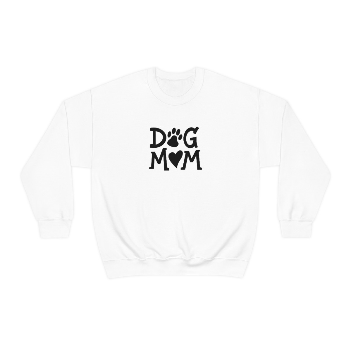 Dog Mom Heart - Unisex Heavy Blend™ Crewneck Sweatshirt