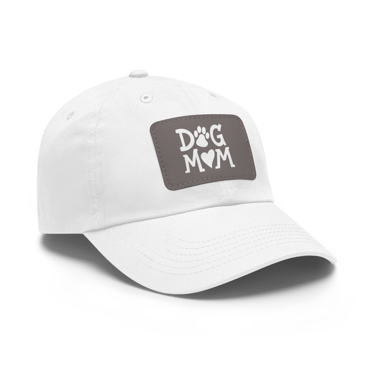 Dog Mom Heart with Leather Patch