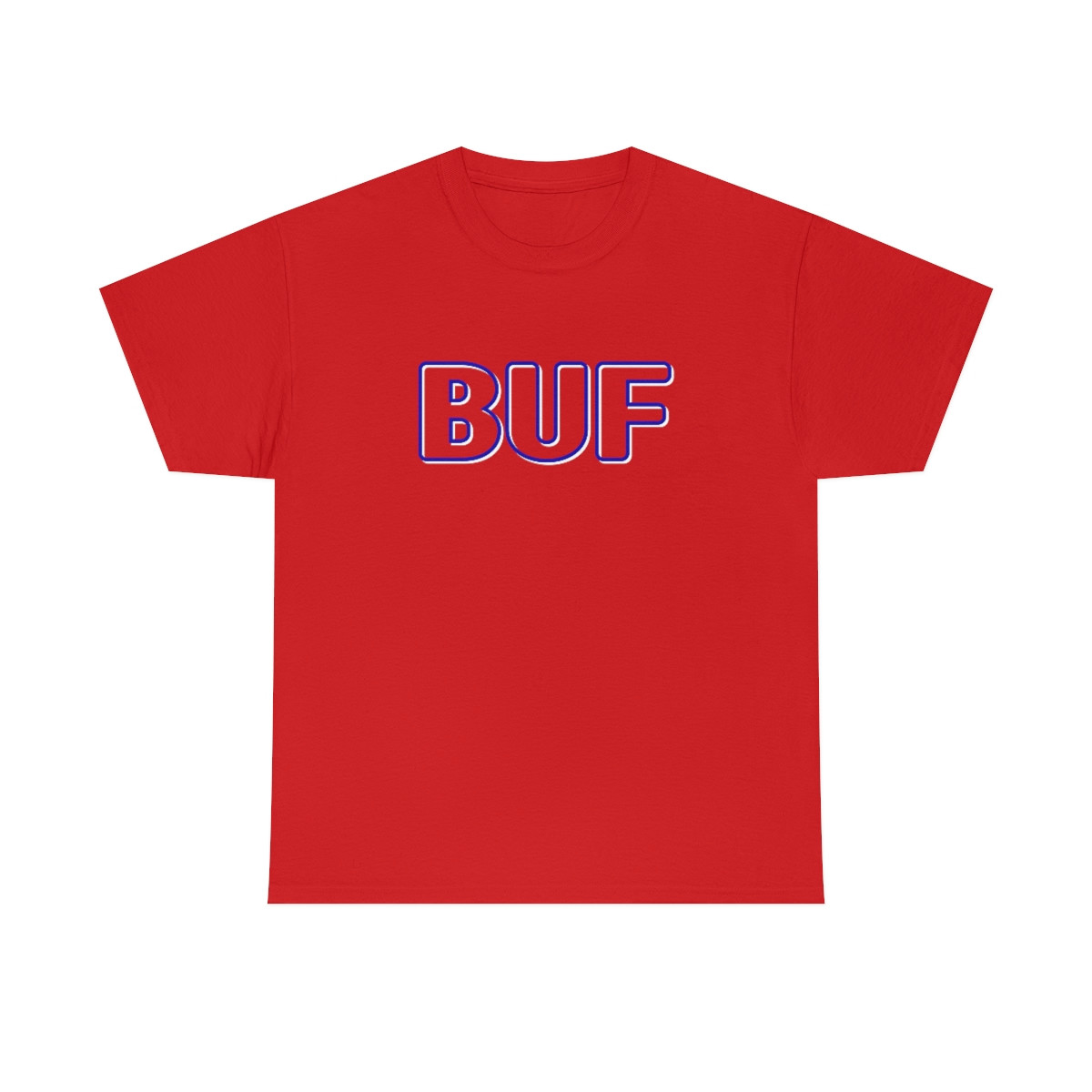 Buffalo City Edition (Red) - Unisex Heavy Cotton Tee