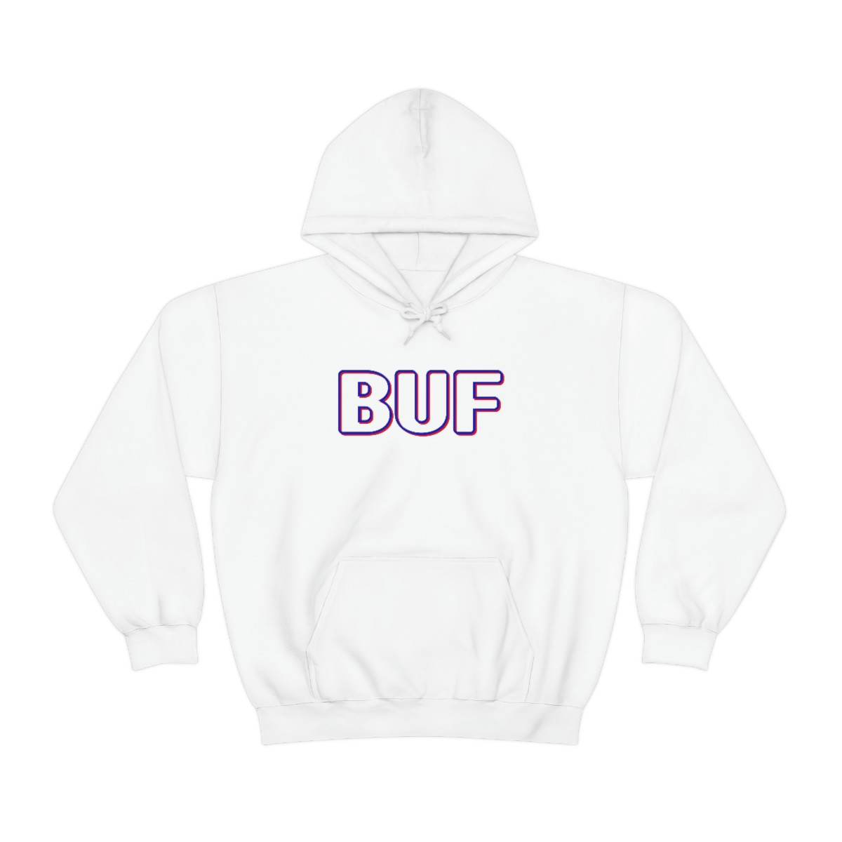 Buffalo City Edition (White) - Unisex Heavy Blend™ Hooded Sweatshirt