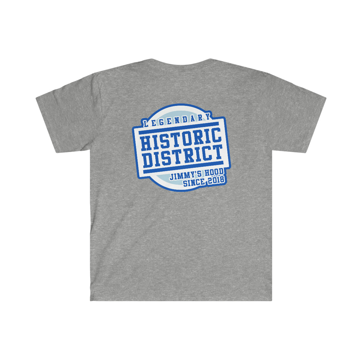 Historic District (Pocket/Back) - Unisex Softstyle T-Shirt