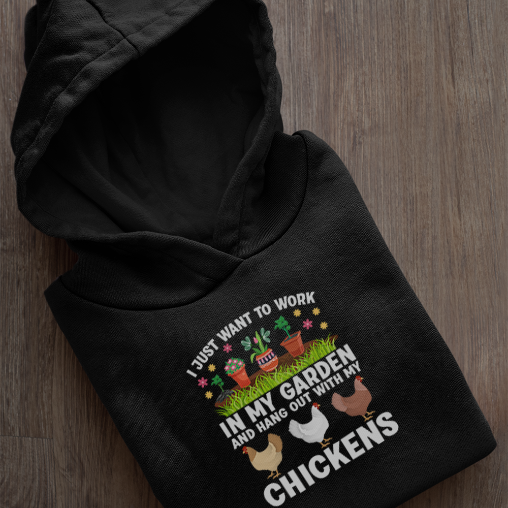 Hang Out With My Chickens - Unisex Hoodie