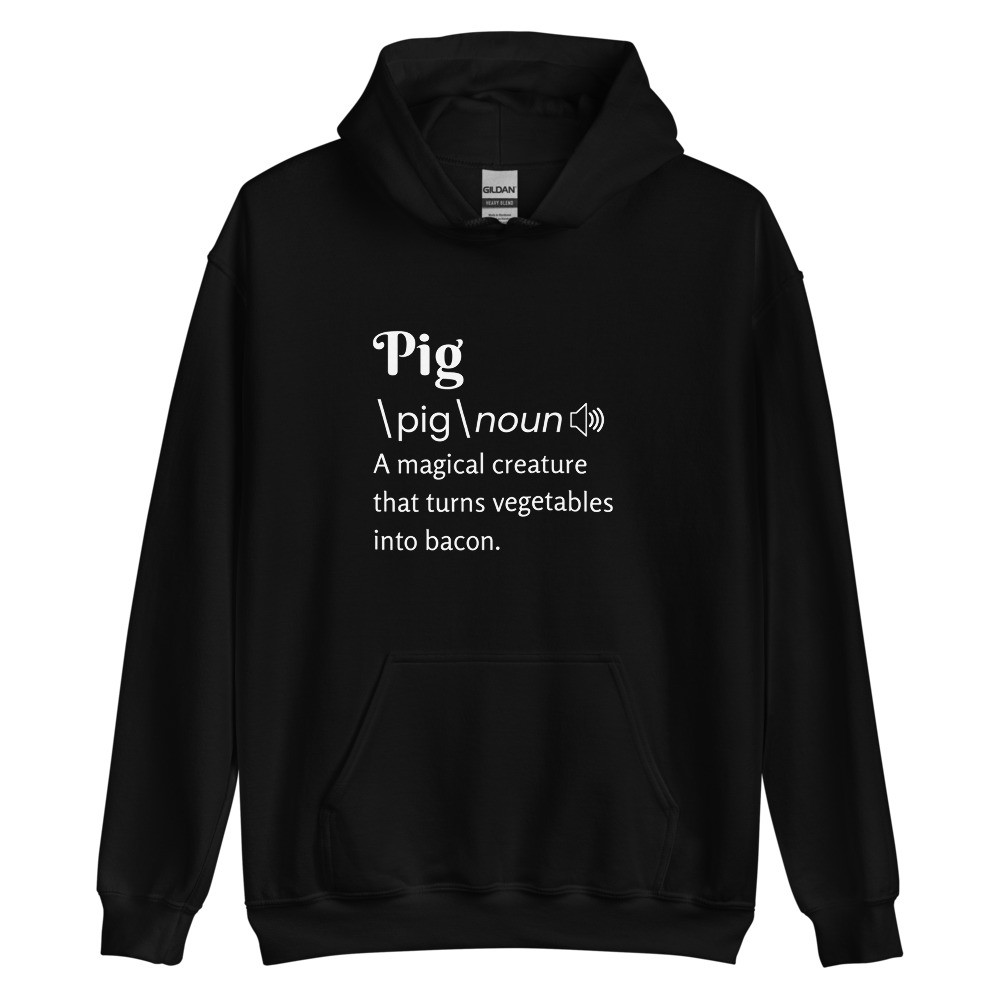 Pig Definition Unisex Hoodie