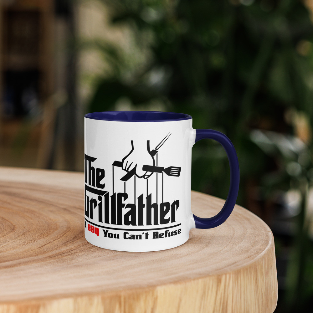 The Grill Father Mug with Color Inside