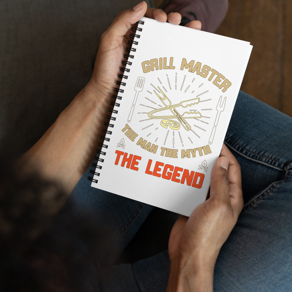 Grill Master Spiral notebook