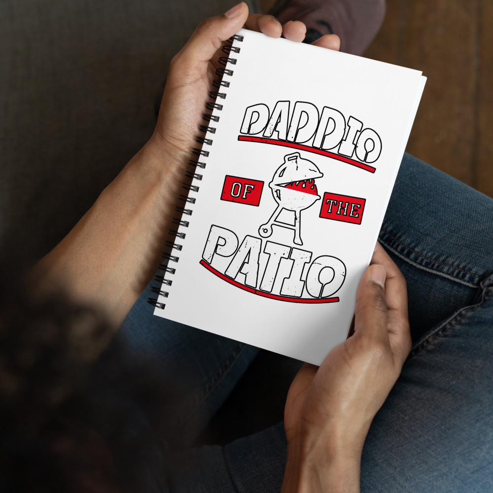 Daddio Of The Patio Spiral notebook
