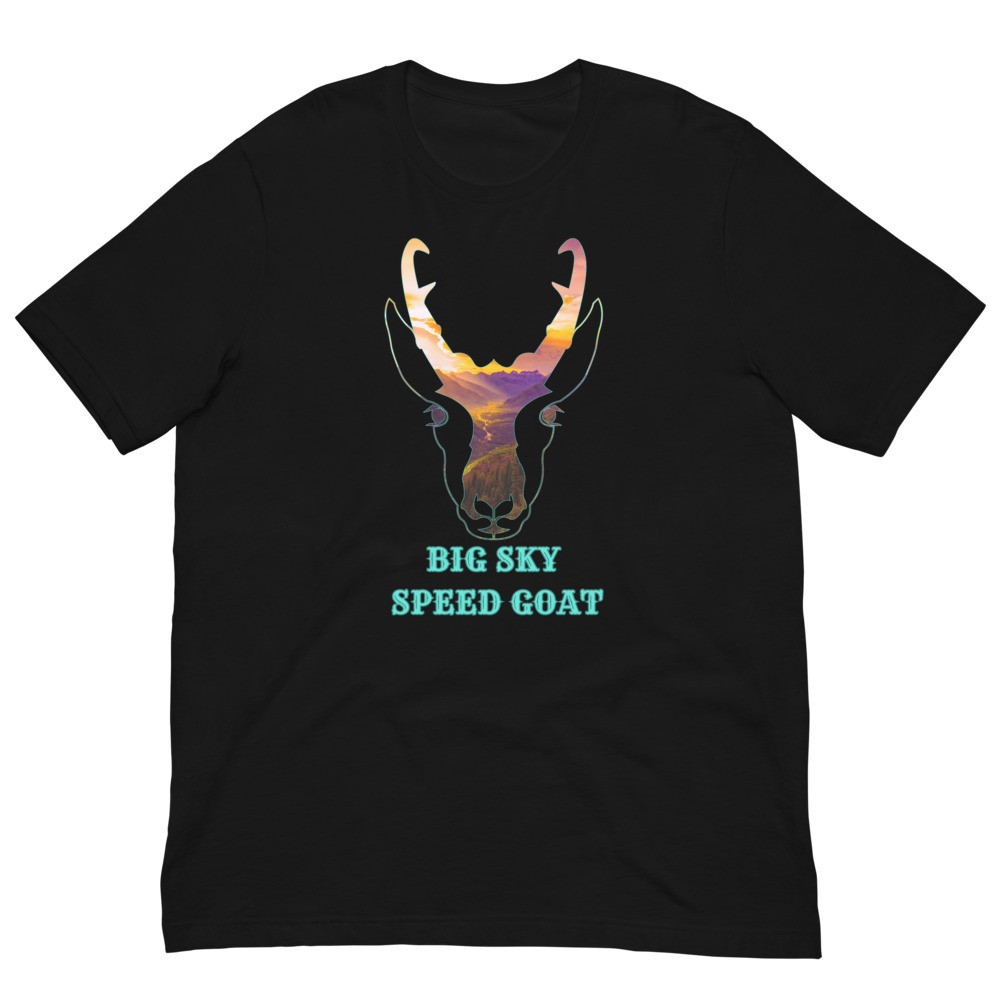 Big Sky Antelope Speed Goat Unisex t-shirt