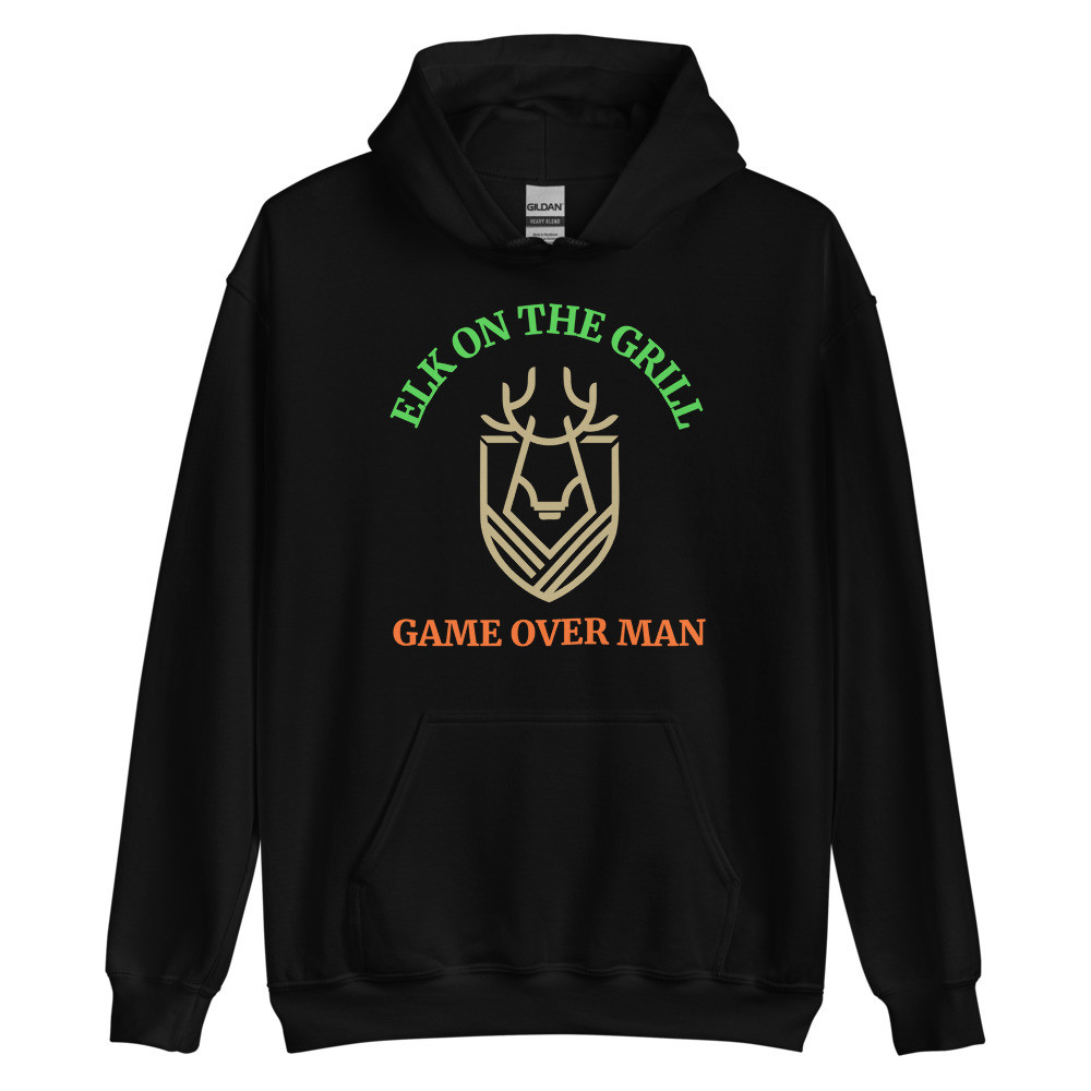Elk On The Grill Unisex Hoodie
