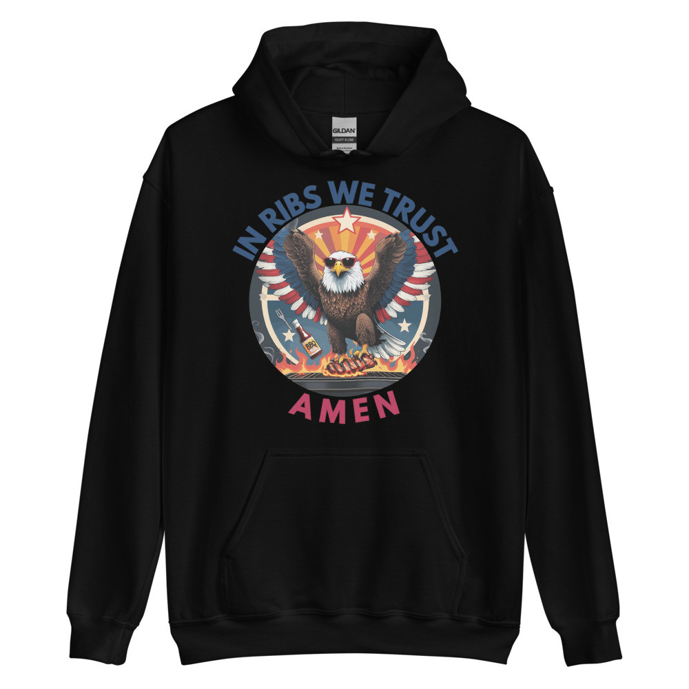 In Ribs We Trust Amen Unisex Hoodie