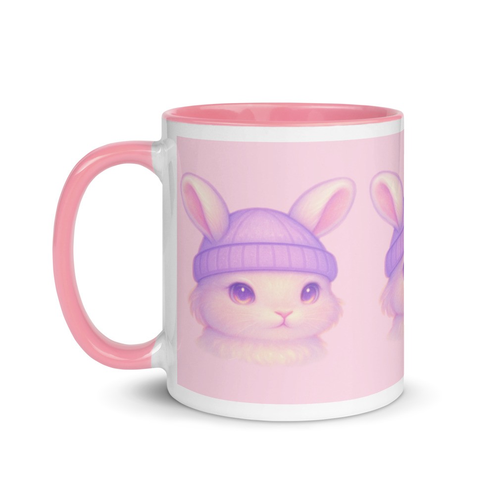 Dreamy Pink Bunny - Mug - Pink