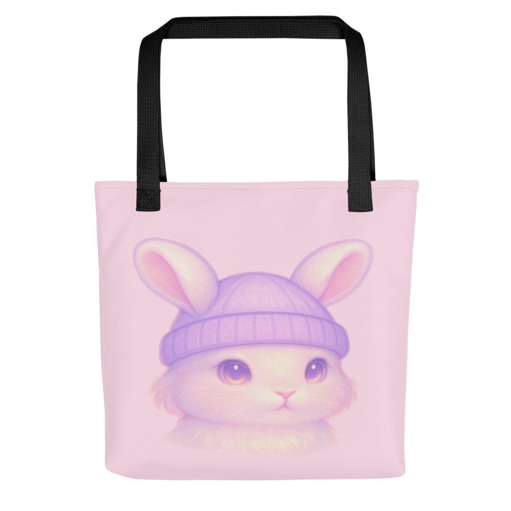 Dreamy Pink Bunny - Tote Bag - Pink