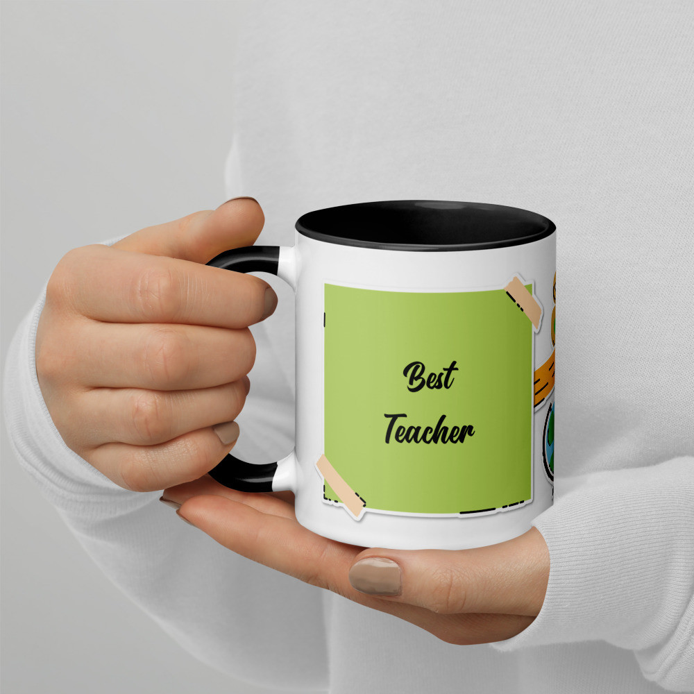 Teacher mug with Color Inside