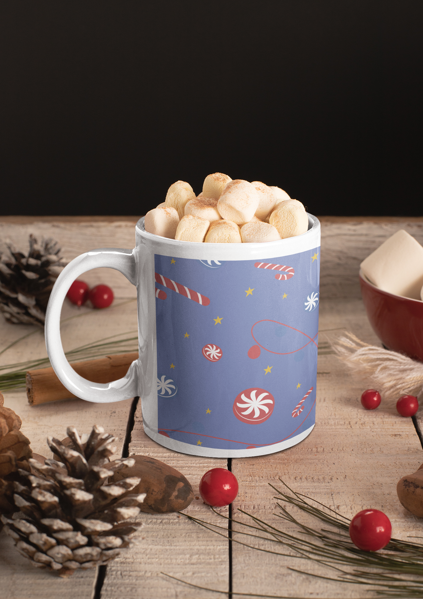Enamel Christmas Mug