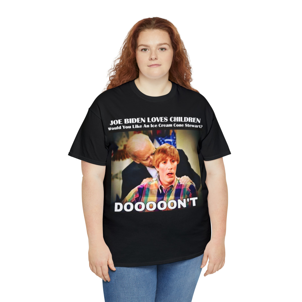 Joe Biden Loves Children Stewart from Mad tv Short Sleeve Tee