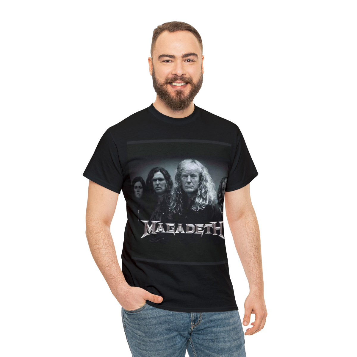 Trump's MAGADETH  Unisex Heavy Cotton Tee