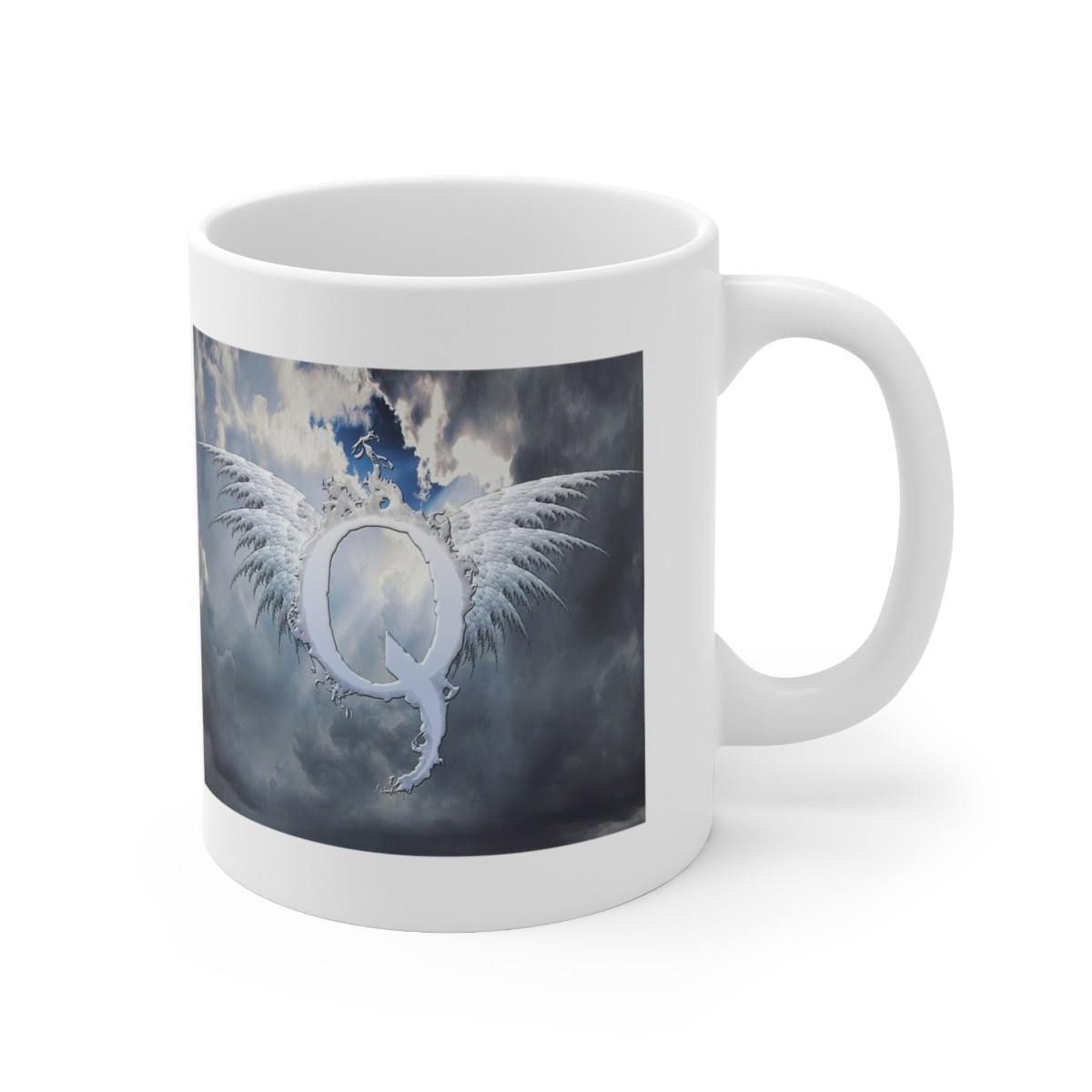 Heavenly Q Wht Ceramic Mug 11oz