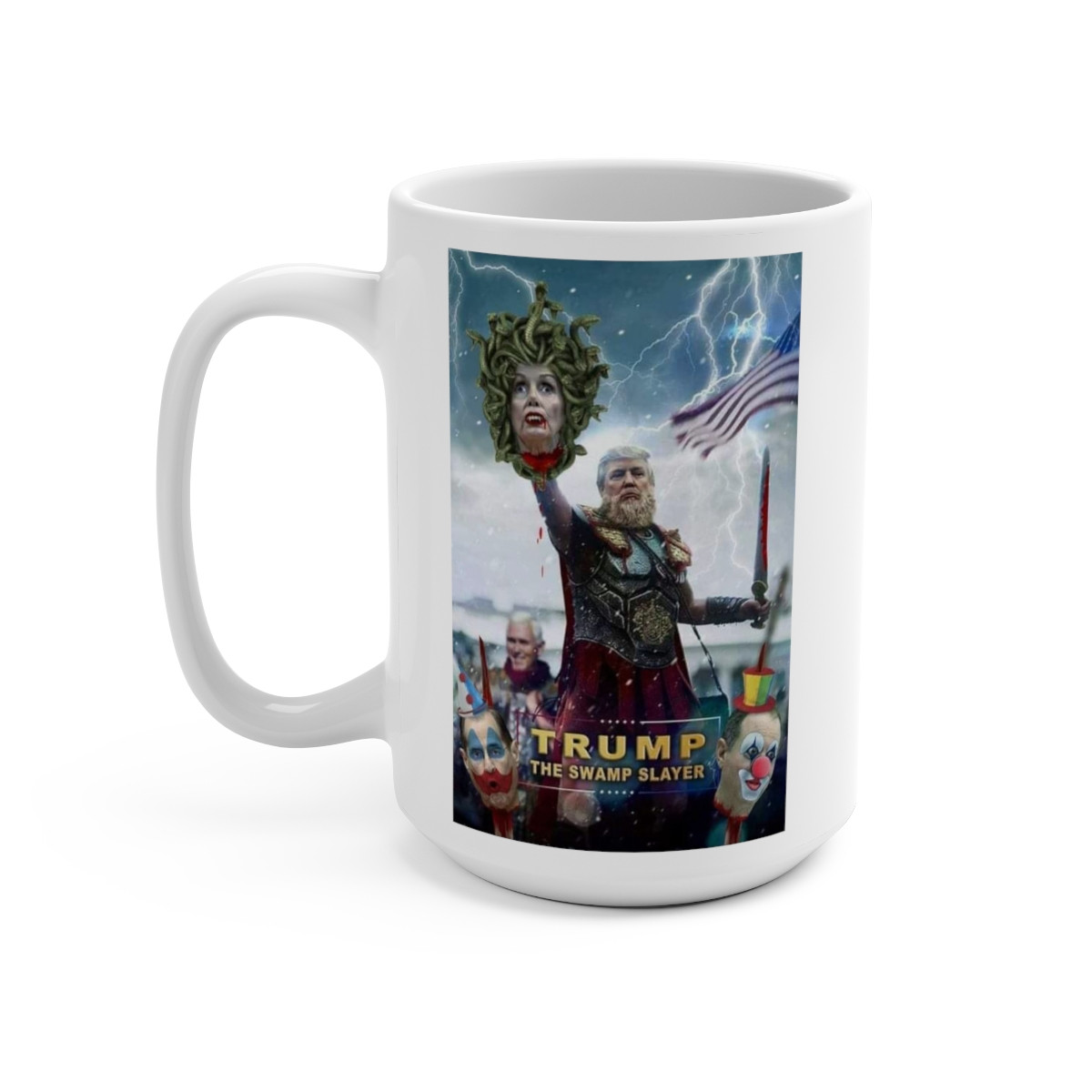 Trump 2024 Swamp Slayer Mug 15oz