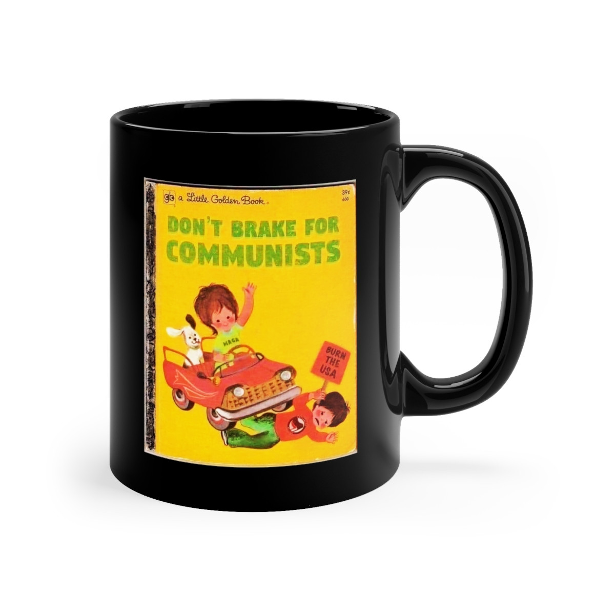 Don't Break For Communism children's book 11oz Black Mug