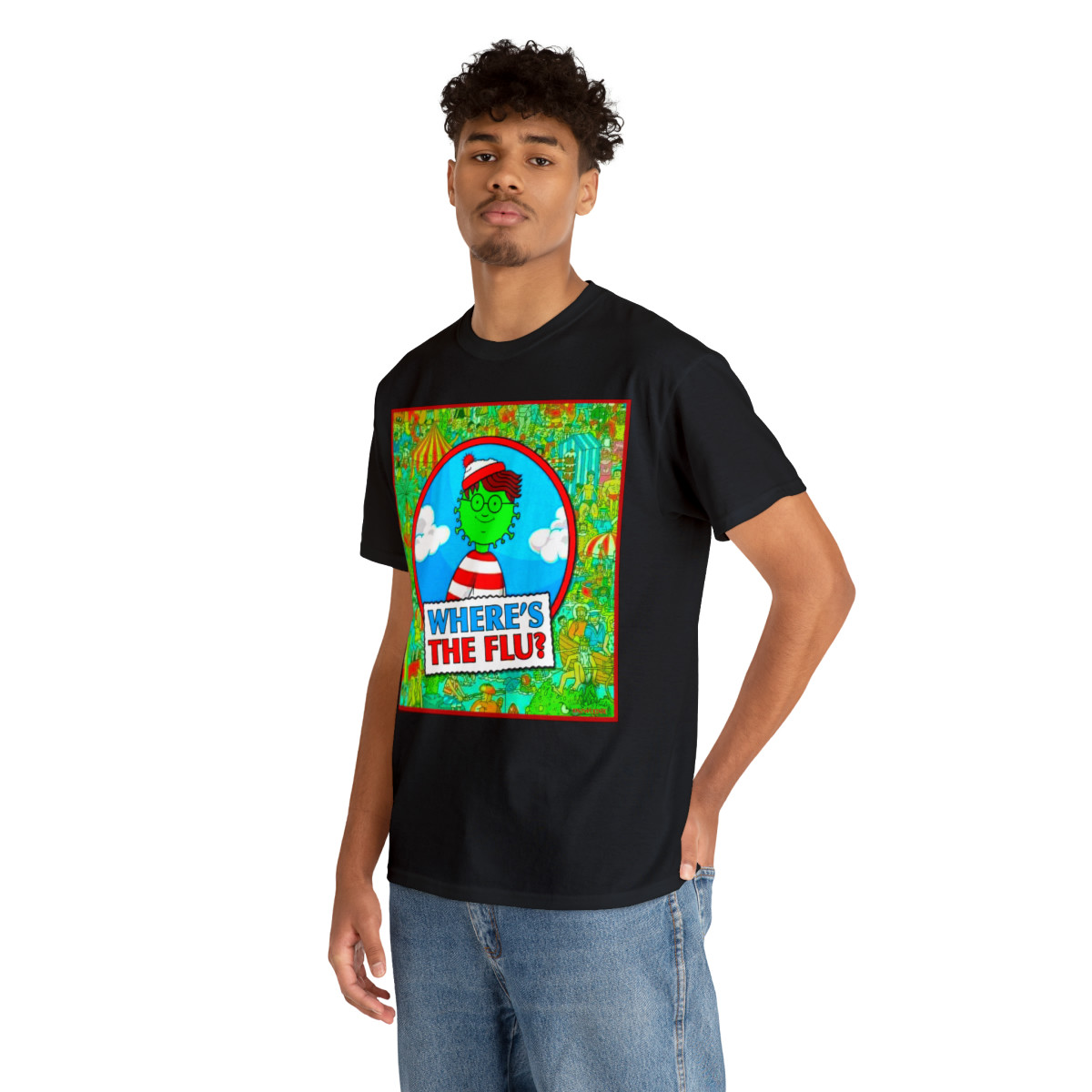  Where's the Flu?   Sleeve Tee
