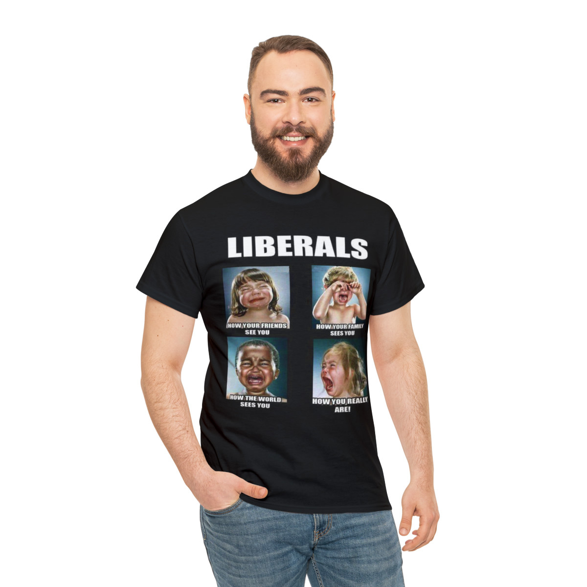 Liberals Are Crybabies Men's Short Sleeve Tee