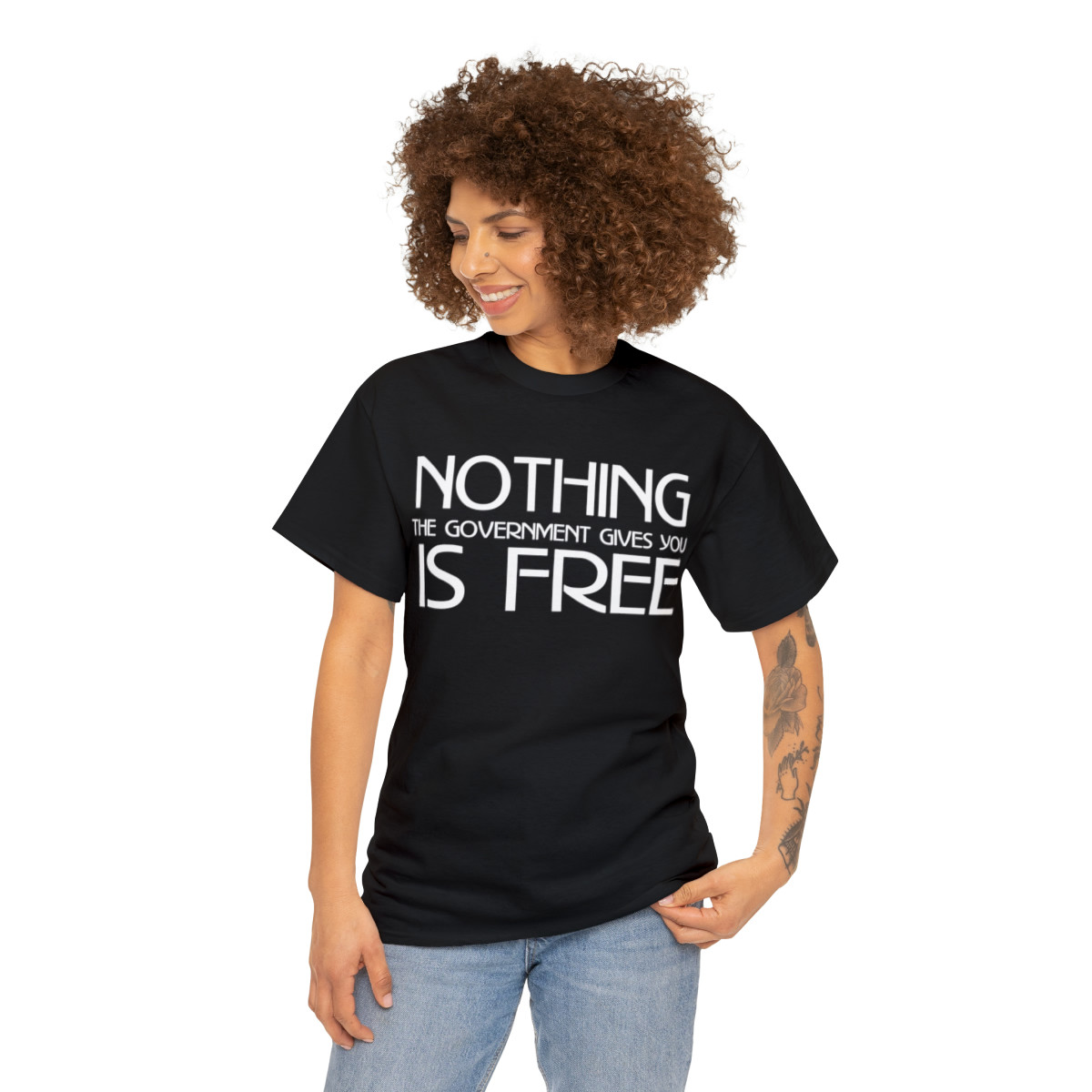 Nothing The Government Gives You In Free  Men's Short Sleeve Tee