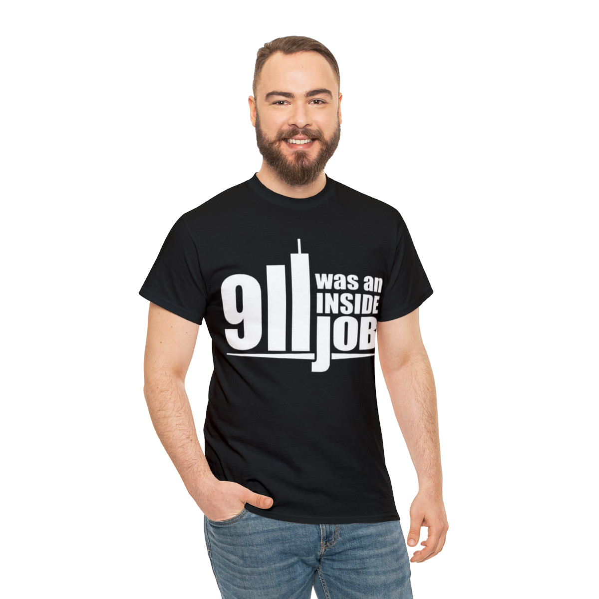 911 Was An Inside Job A Men's Short Sleeve Tee