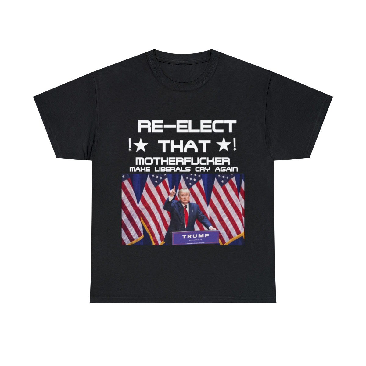 Re-Elect That mf TRUMP TRAIN 2020 Re Elect  Unisex Heavy Cotton Tee