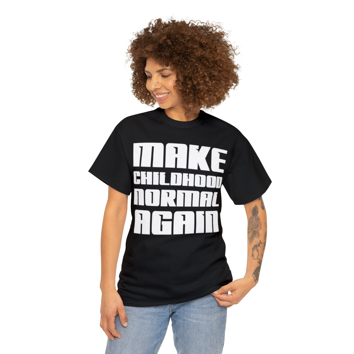 Make Childhood Normal Again Short Sleeve Tee
