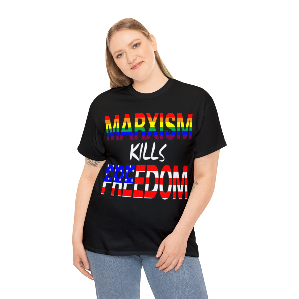 Marxism Kills Freedom 1 Short Sleeve Tee