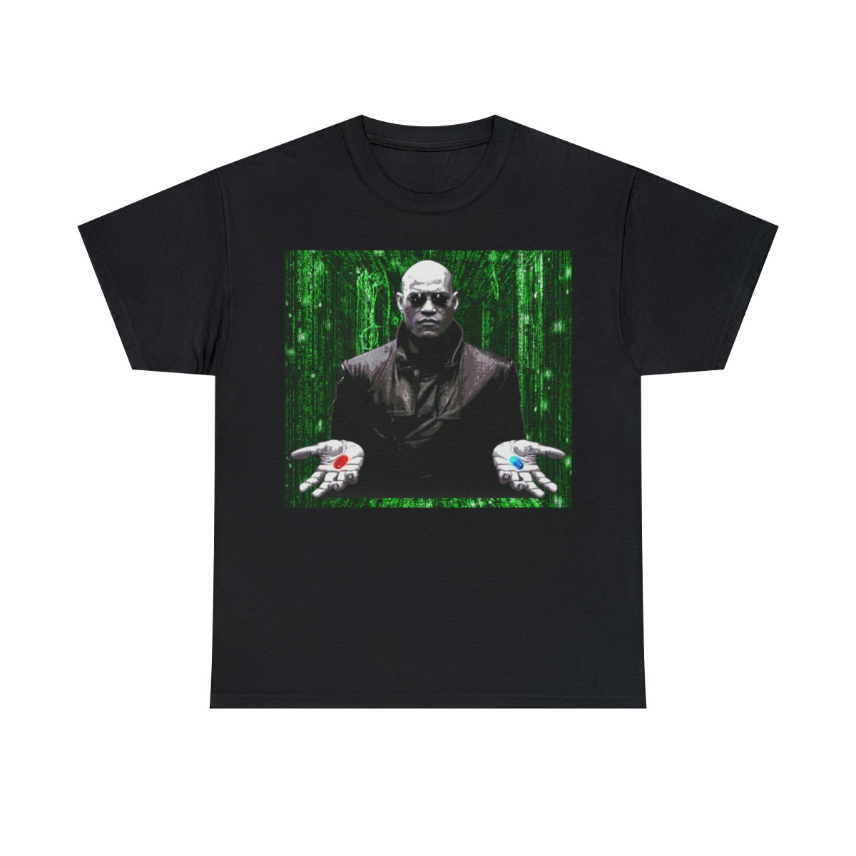 Morpheus The Matrix choose the blue pill or the red pill Men's Short Sleeve Tee