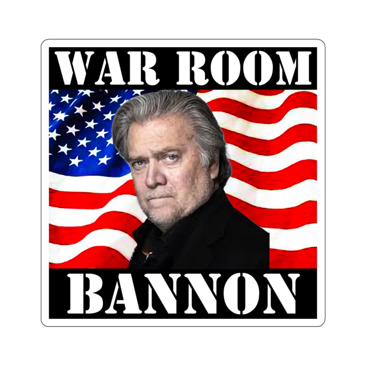 War Room Steven K Bannon Kiss-Cut Stickers