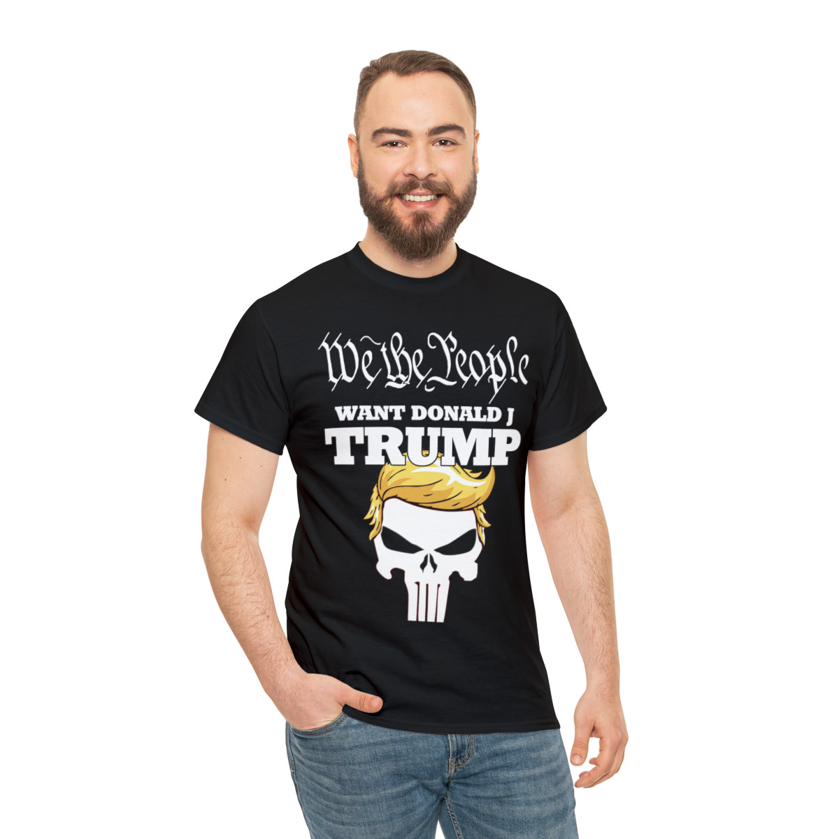 We The People Want Donald J Trump Unisex Heavy Cotton Tee