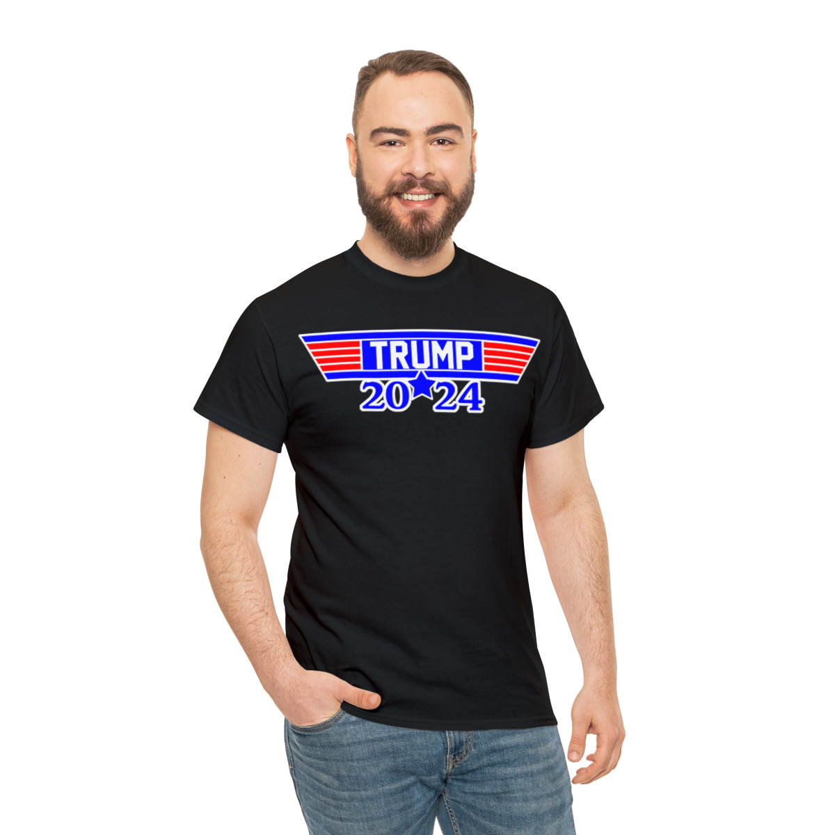 Trump 2024 Wings Unisex Heavy Cotton Tee