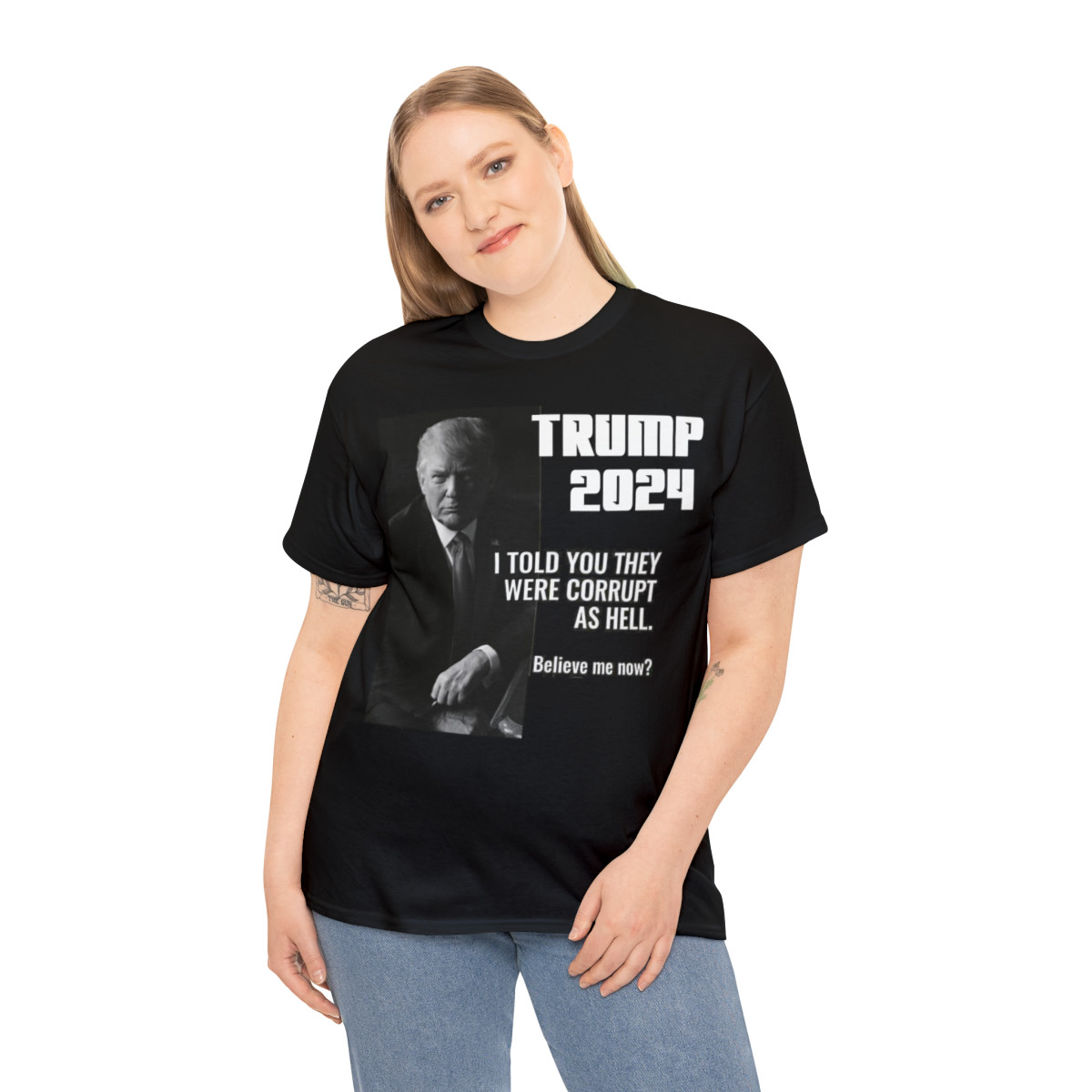 Trump 2024 I Told You They Were Corrupt Short Sleeve T Shirt