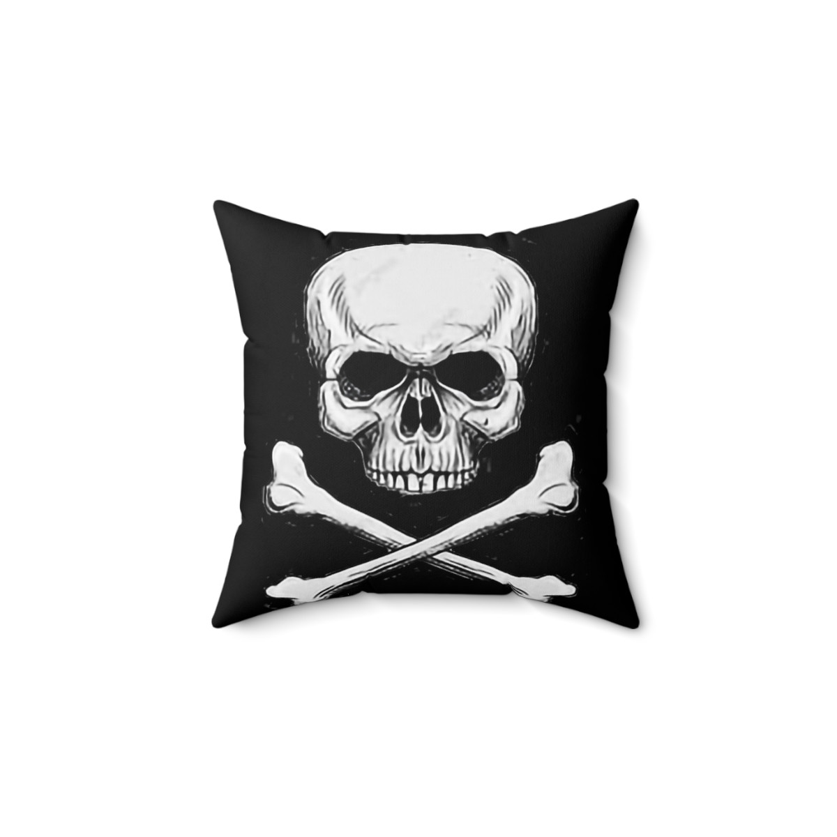 Pirate Skull and Bones 4 complete Spun Polyester Square Pillow gift