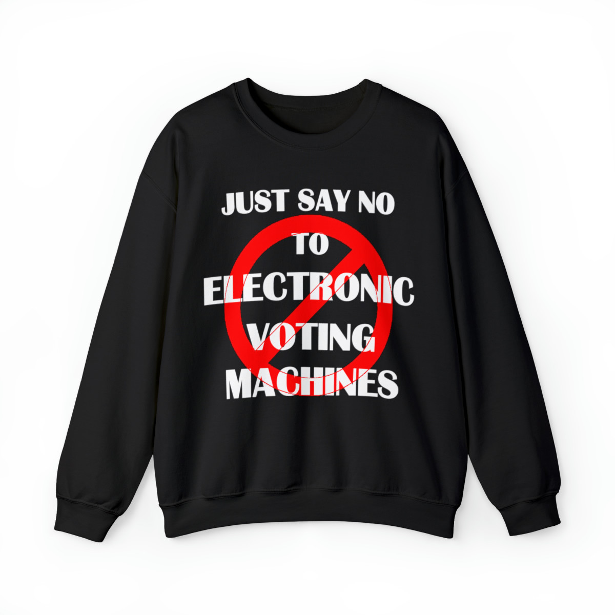 Just say No To Voting Machines Unisex Heavy Blend™ Crewneck Sweatshirt