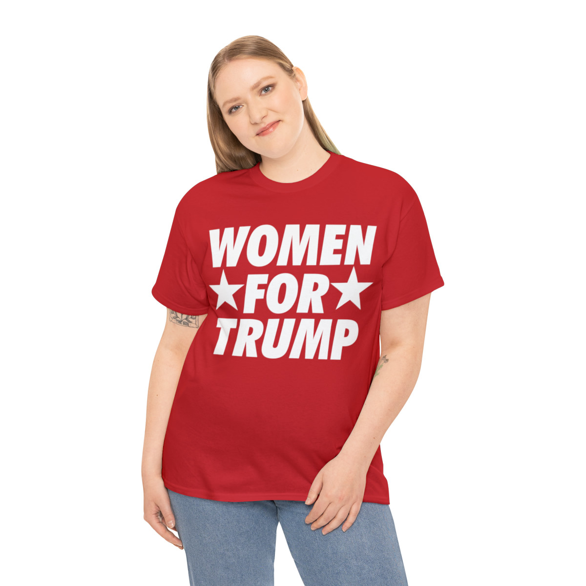 Women For Trump Unisex Heavy Cotton Tee