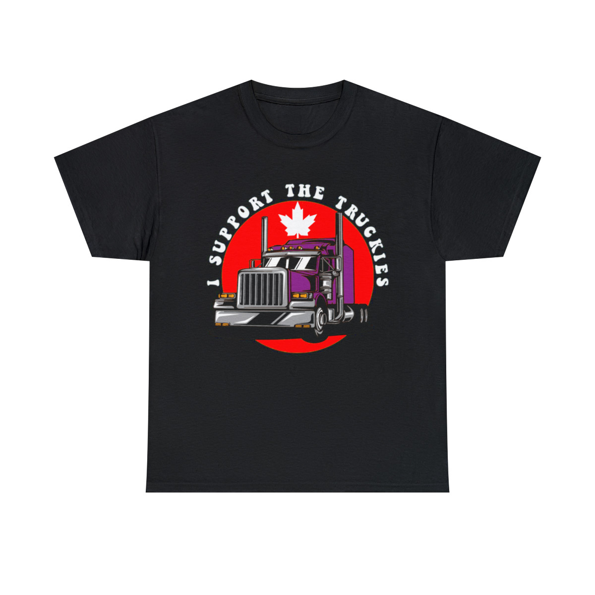 I support the  Truckies Fighting for Freedom in Canada Sleeve Tee