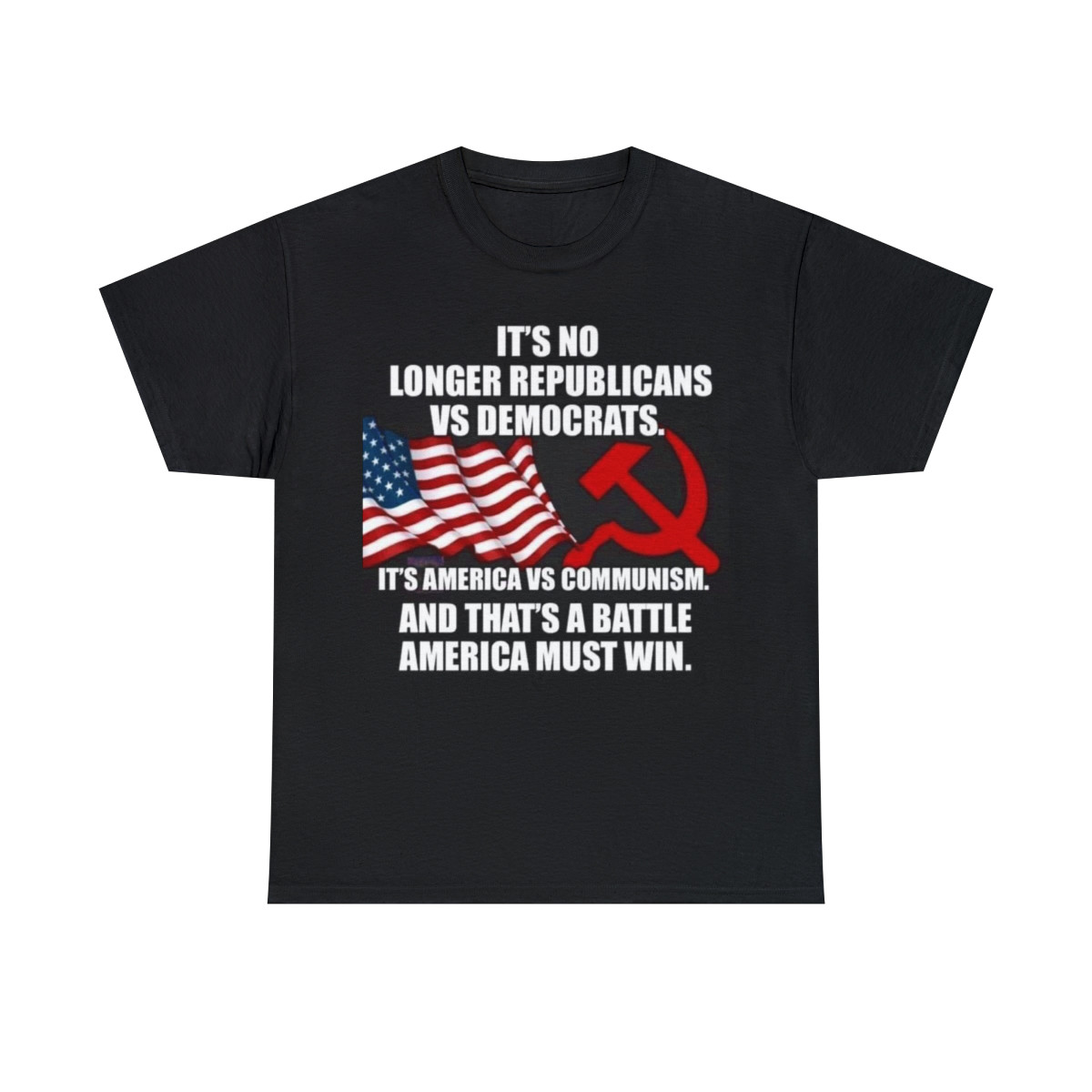 America vs Communism Unisex Heavy Cotton Tee